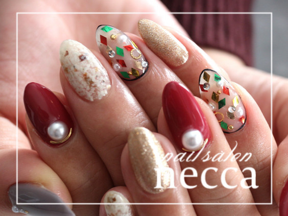 Neccaのxmasネイルデザイン特集 Nailsalon Necca