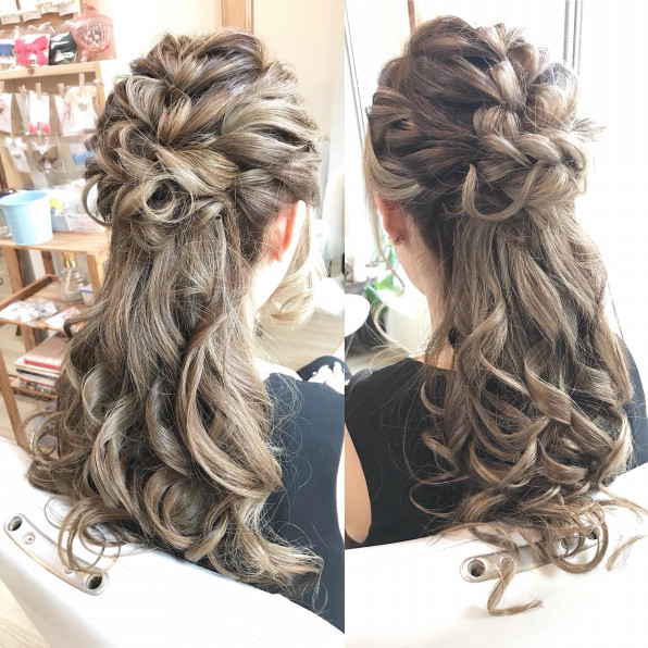 ゆるふわヘアアレンジ 公式 Hair Set Spa Roquat Salon ヘアセット スパ ロカットサロン 出張ヘアメイク ブライダルヘアメイク 着付け 撮影などのオーダーも承ります