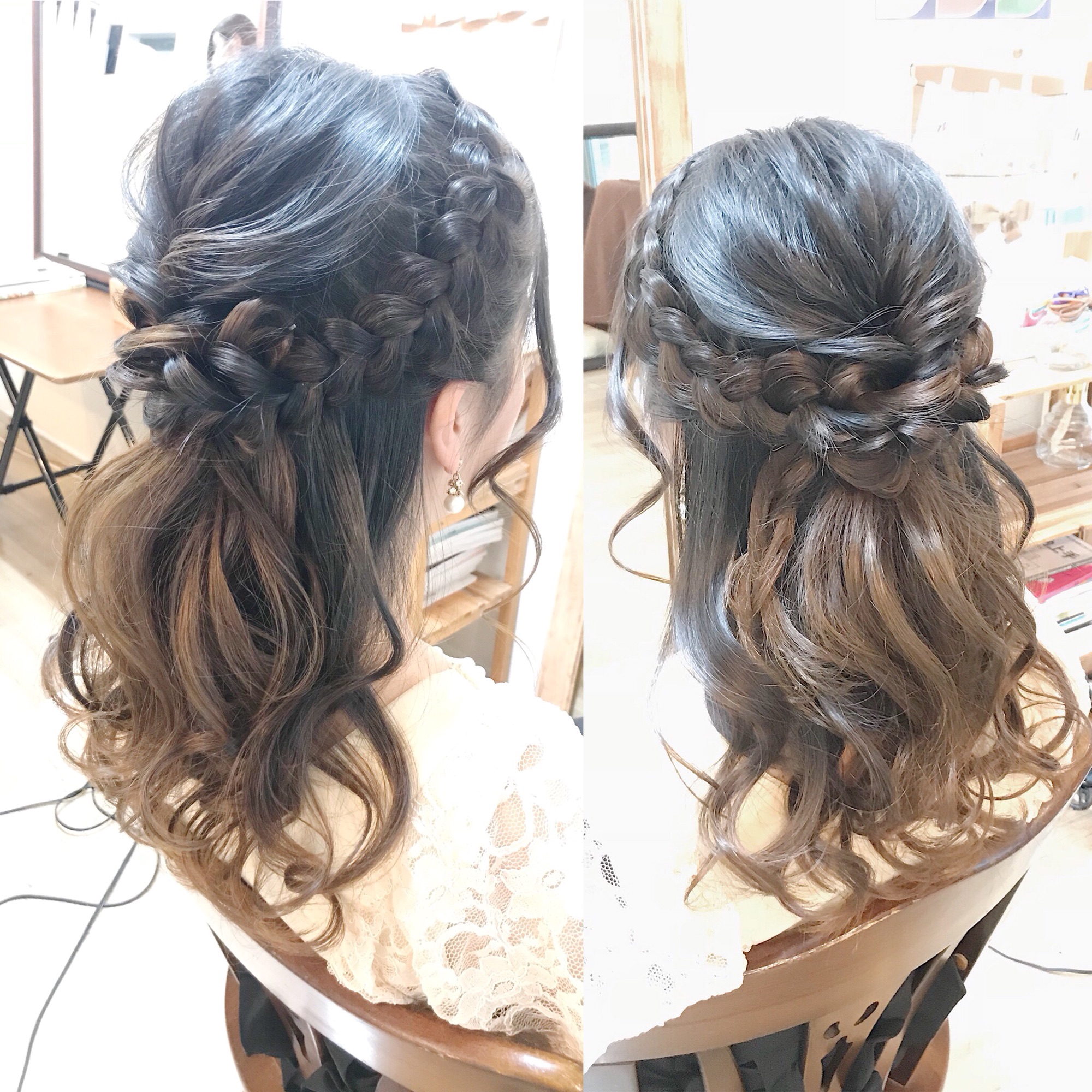 人気ヘアアレンジ 公式 Hair Set Spa Roquat Salon ヘアセット スパ ロカットサロン 出張ヘアメイク ブライダルヘアメイク 着付け 撮影などのオーダーも承ります