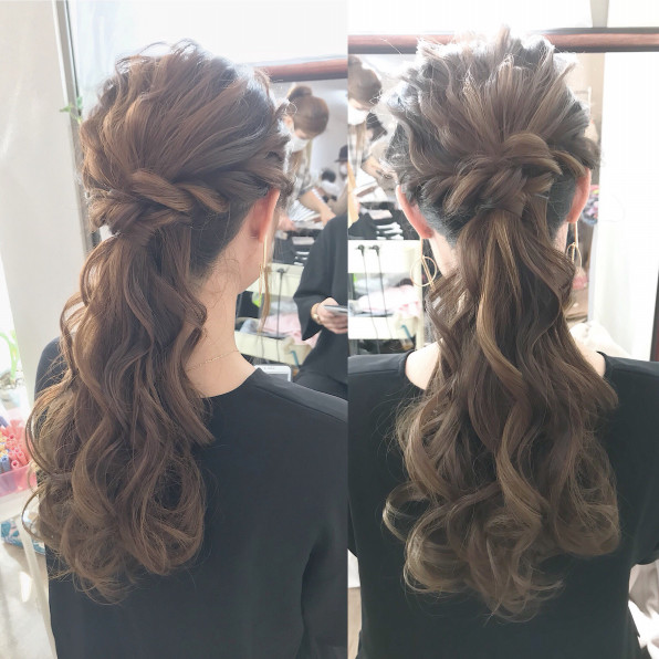 ゆるふわヘアアレンジ 公式 Hair Set Spa Roquat Salon ヘアセット スパ ロカットサロン 出張ヘアメイク ブライダルヘアメイク 着付け 撮影などのオーダーも承ります