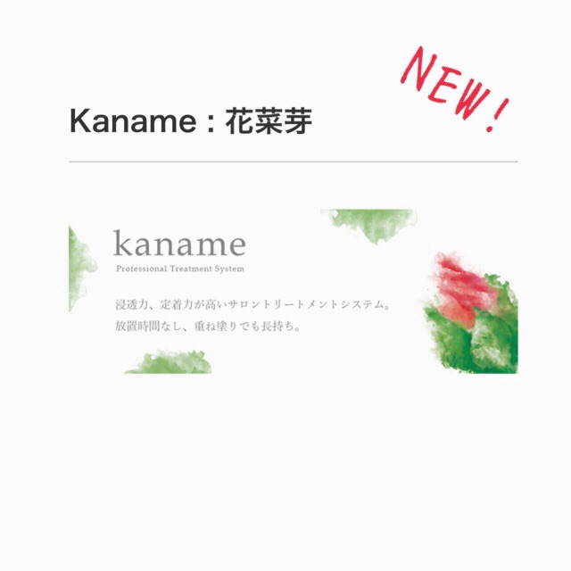 kaname セール トリートメント