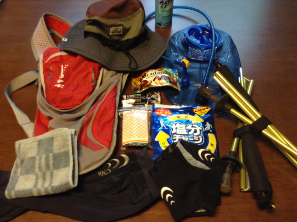 トレランの持ち物リスト 静岡走ろう会