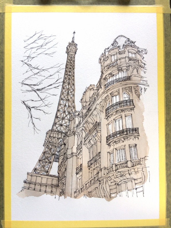 How To Draw Paint 2 The Eiffel Tower Horiaki2