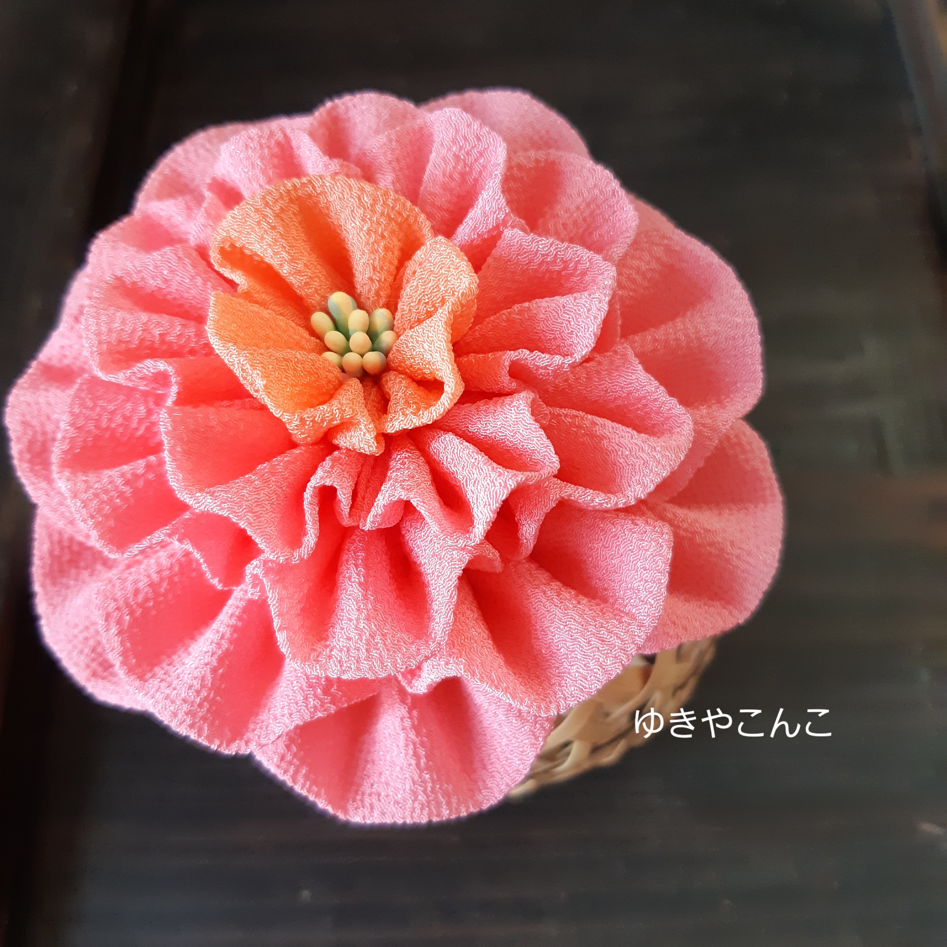 つまみ細工 シクラメン にこちゃんまん様専用の通販 by