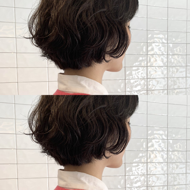 梳き方で変わるパーマの動き 平間の髪と頭皮に優しい美容院シャルール Chaleur 梳き方で変わるパーマの動き 平間の髪と頭皮に優しい美容院シャルール Chaleur