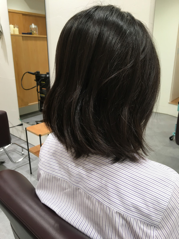 黒髪で重くならないパーマヘア 平間の髪と頭皮に優しい美容院シャルール Chaleur 黒髪で重くならないパーマヘア 平間の髪と頭皮に優しい美容院シャルール Chaleur