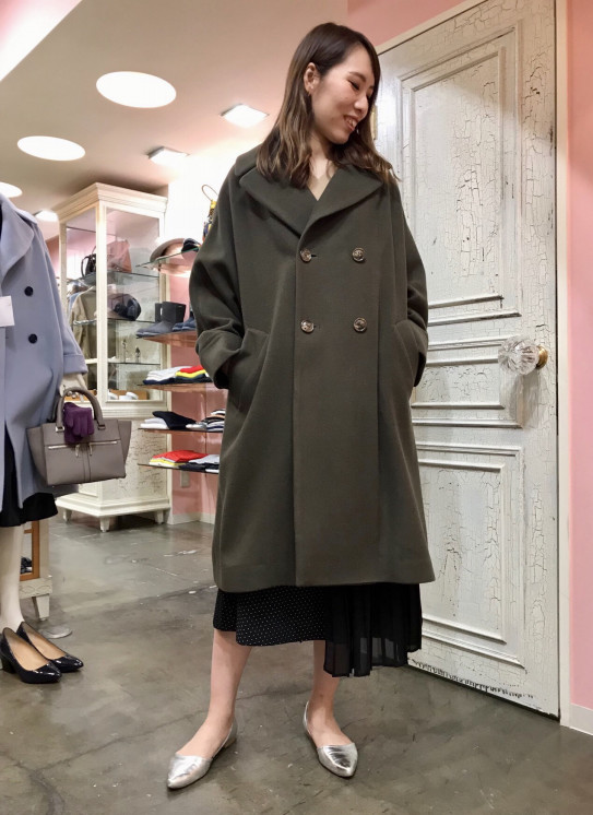 希少 大人気✨】TICCA テントコート スタンドカラー ダブル カーキ 