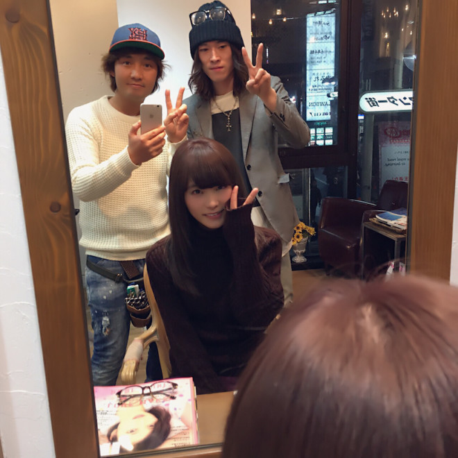 Scandalのrinaちゃんnewカラー 表参道 Rollen 店長 宮本 竜志