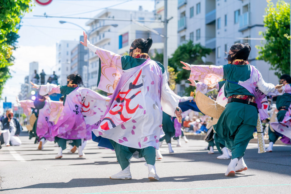 マントよさこい衣装 たかどの装舎 よさこい衣装デザイン製作 完全オーダーメイド