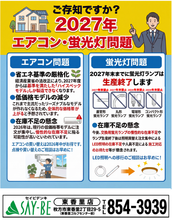 セイビデンキ東香里店
