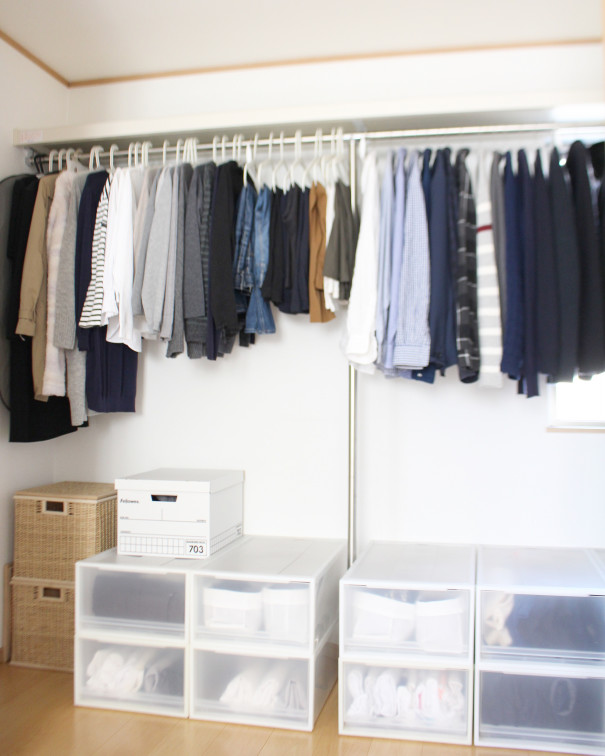 暮らしの整理 収納術 クローゼットは余裕を持たせた収納に ムクリ Mukuri