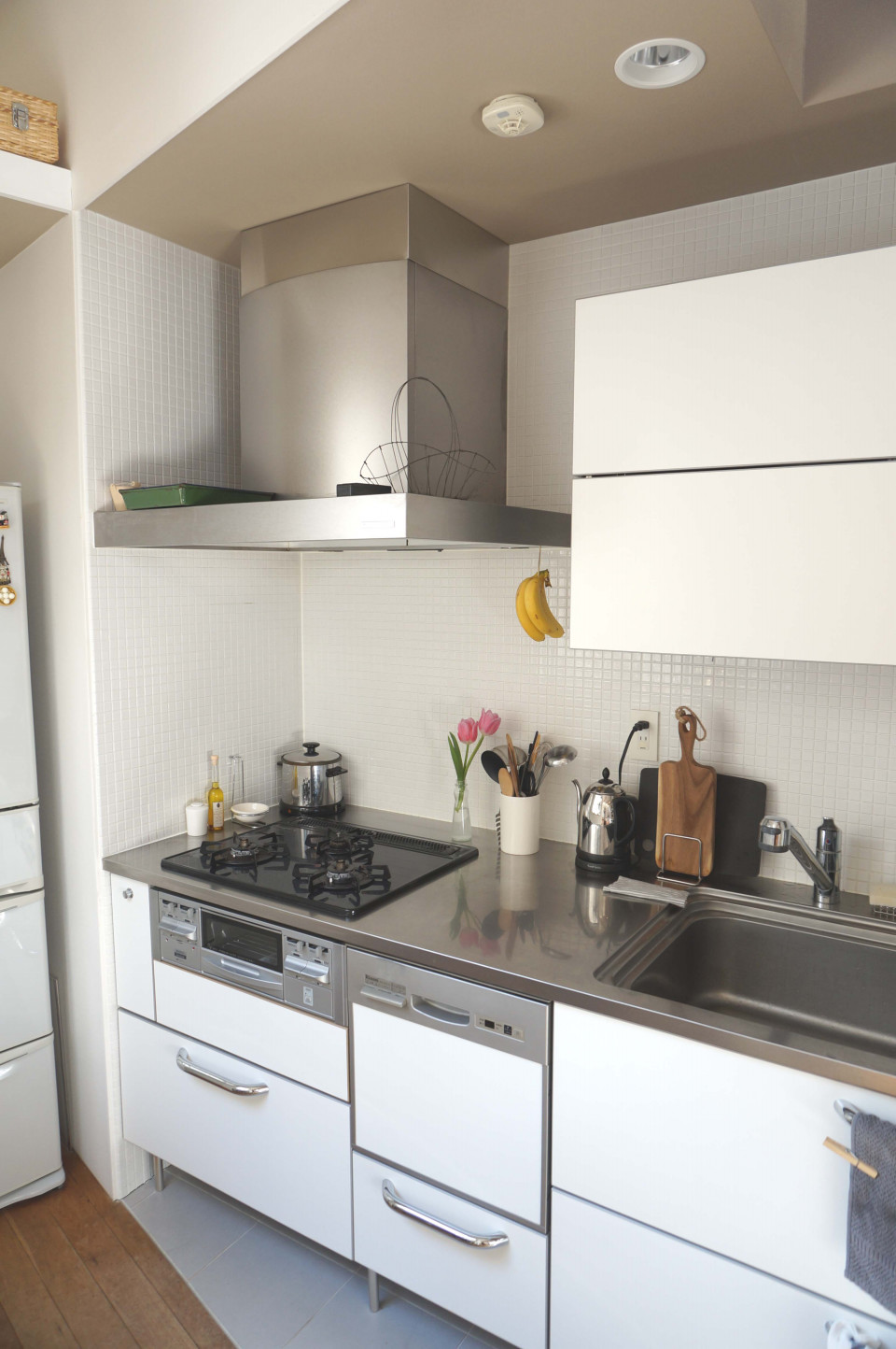 暮らしのインテリア キッチンと水回り 狭小スペースに求めたこと １０年目の自分らしい暮らし Sario Lsさん ムクリ Mukuri