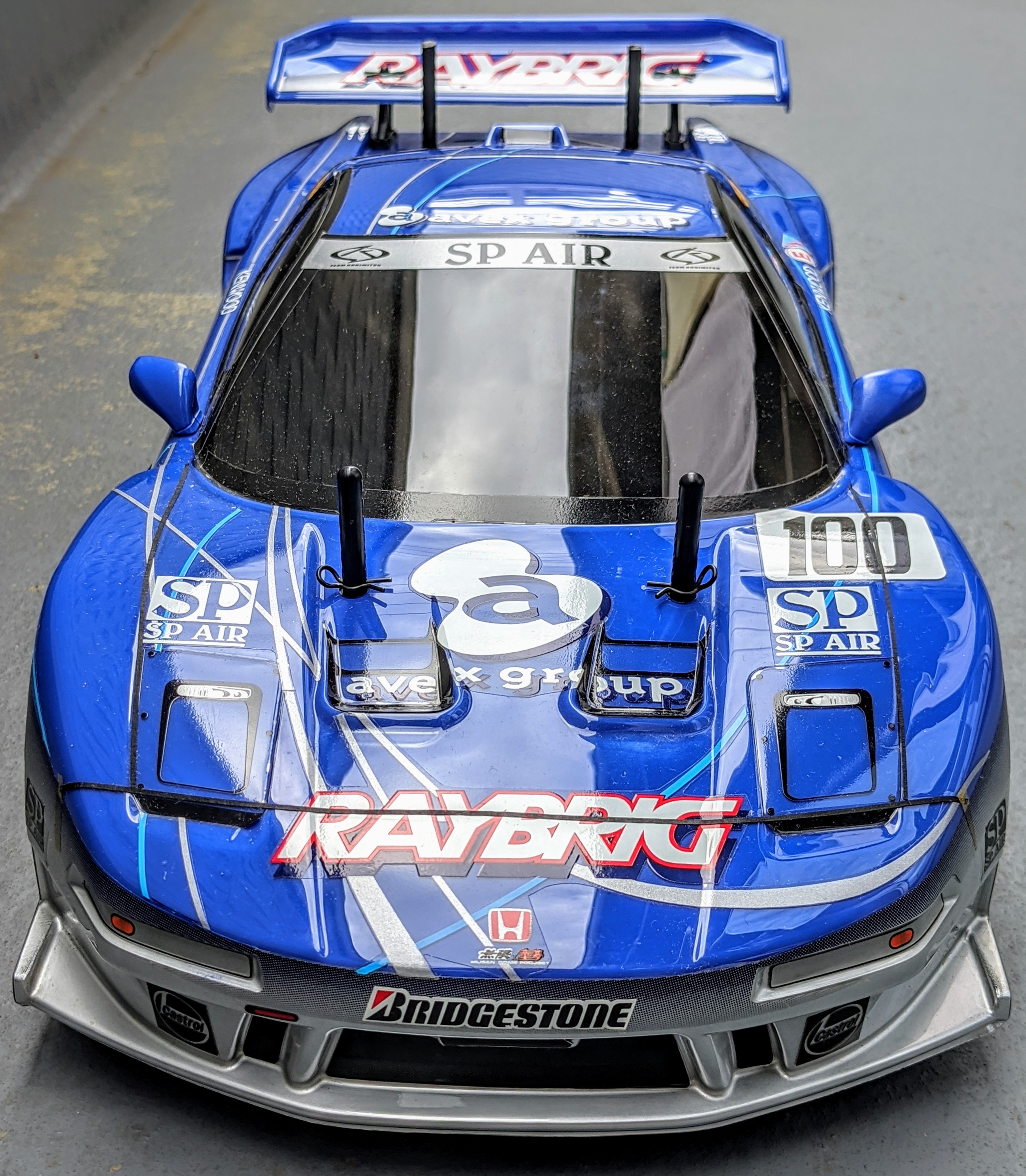 Tamiya RAYBRIG NSX 2000 ラジコンカー タミヤ 電動RCカー No.599 1/10RC RAYBRIG NSX CONCEPT-GT