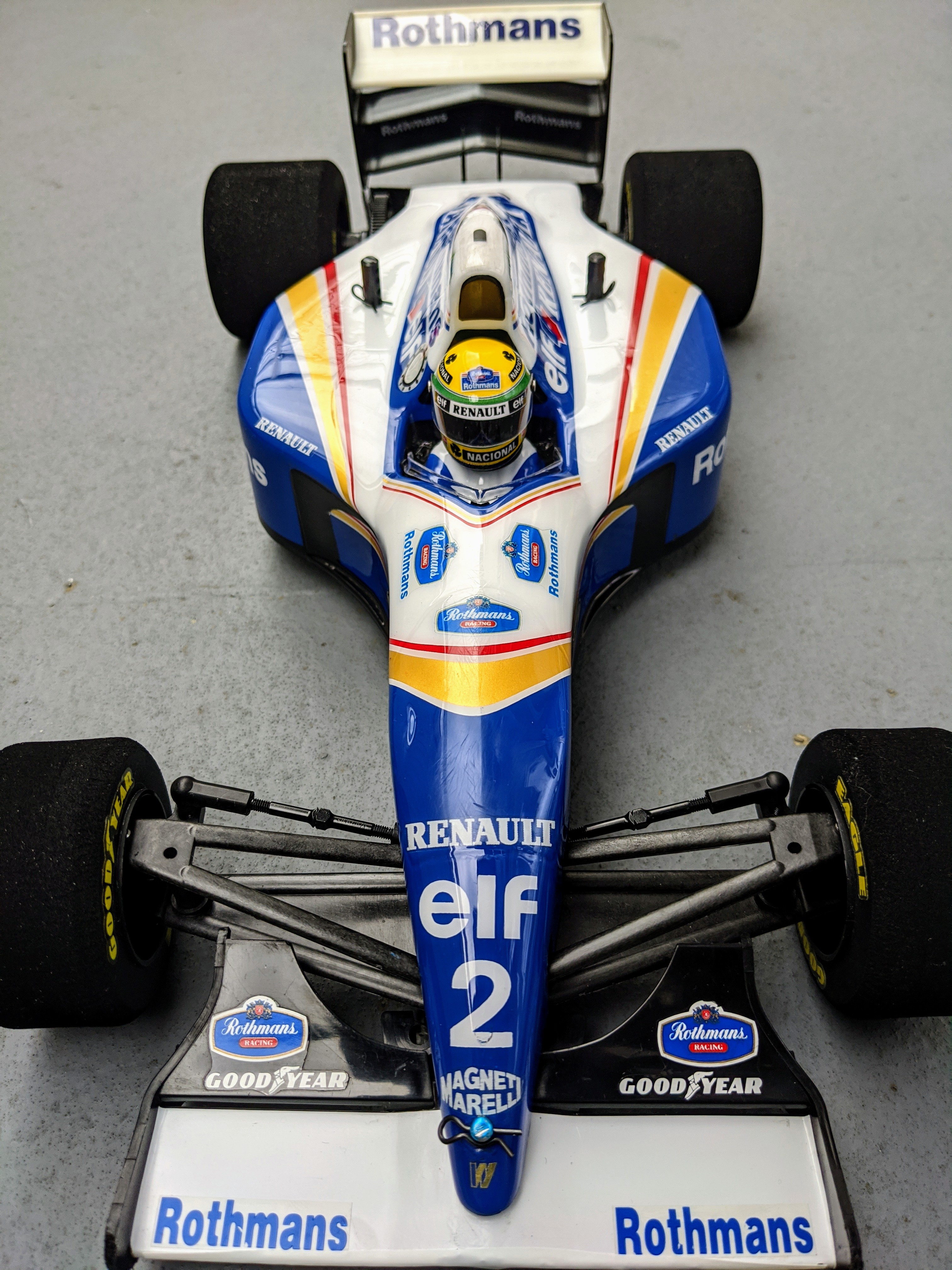 TAMIYA RC ウイリアムズ Williams FW16 ロスマンズカラー アイルトン