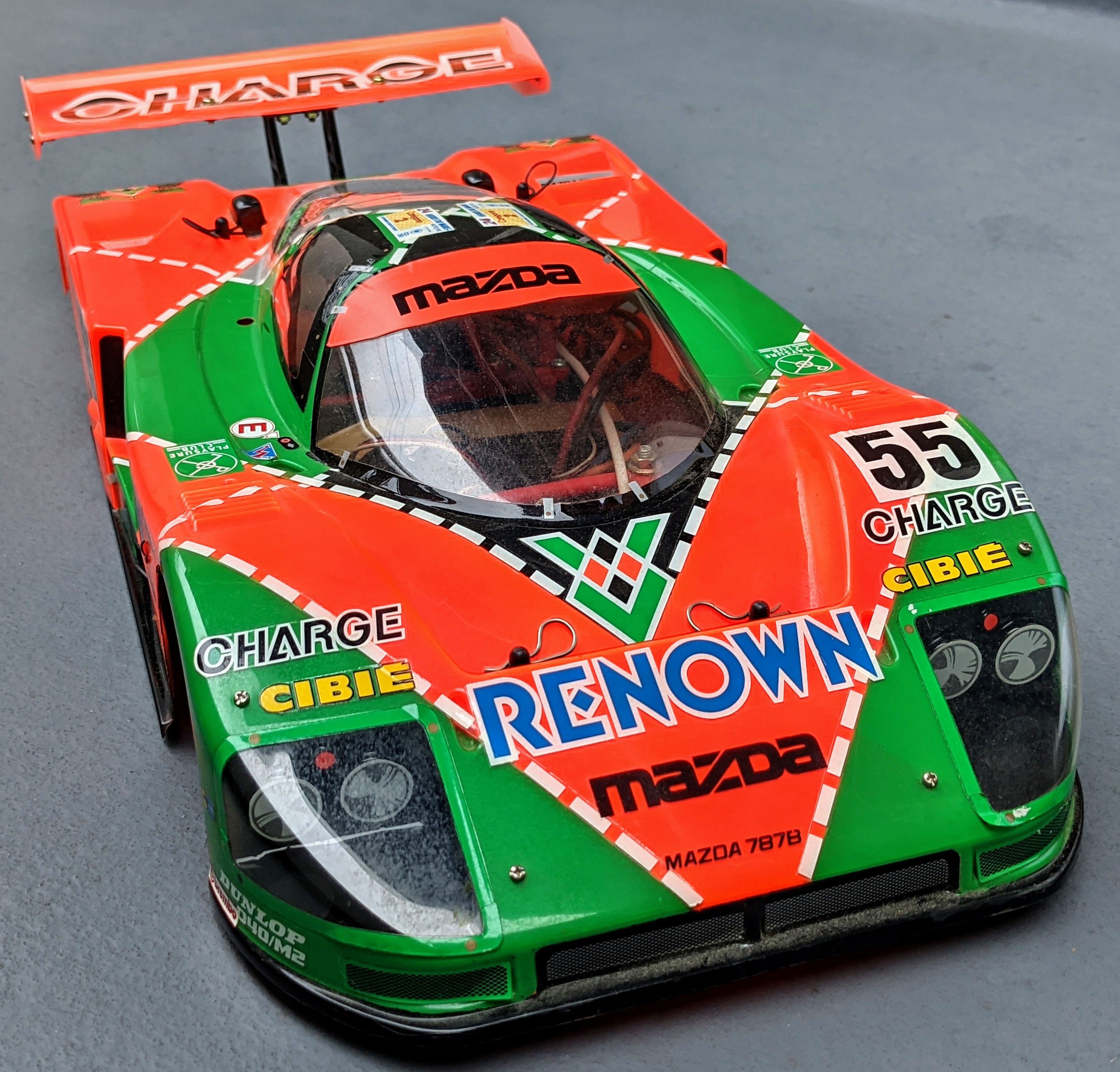 TAMIYA MAZDA 787B 1/10 RCカーキット Amazon.co.jp: Tamiya 47518 1/10 RC Mazda 787B + additional decals