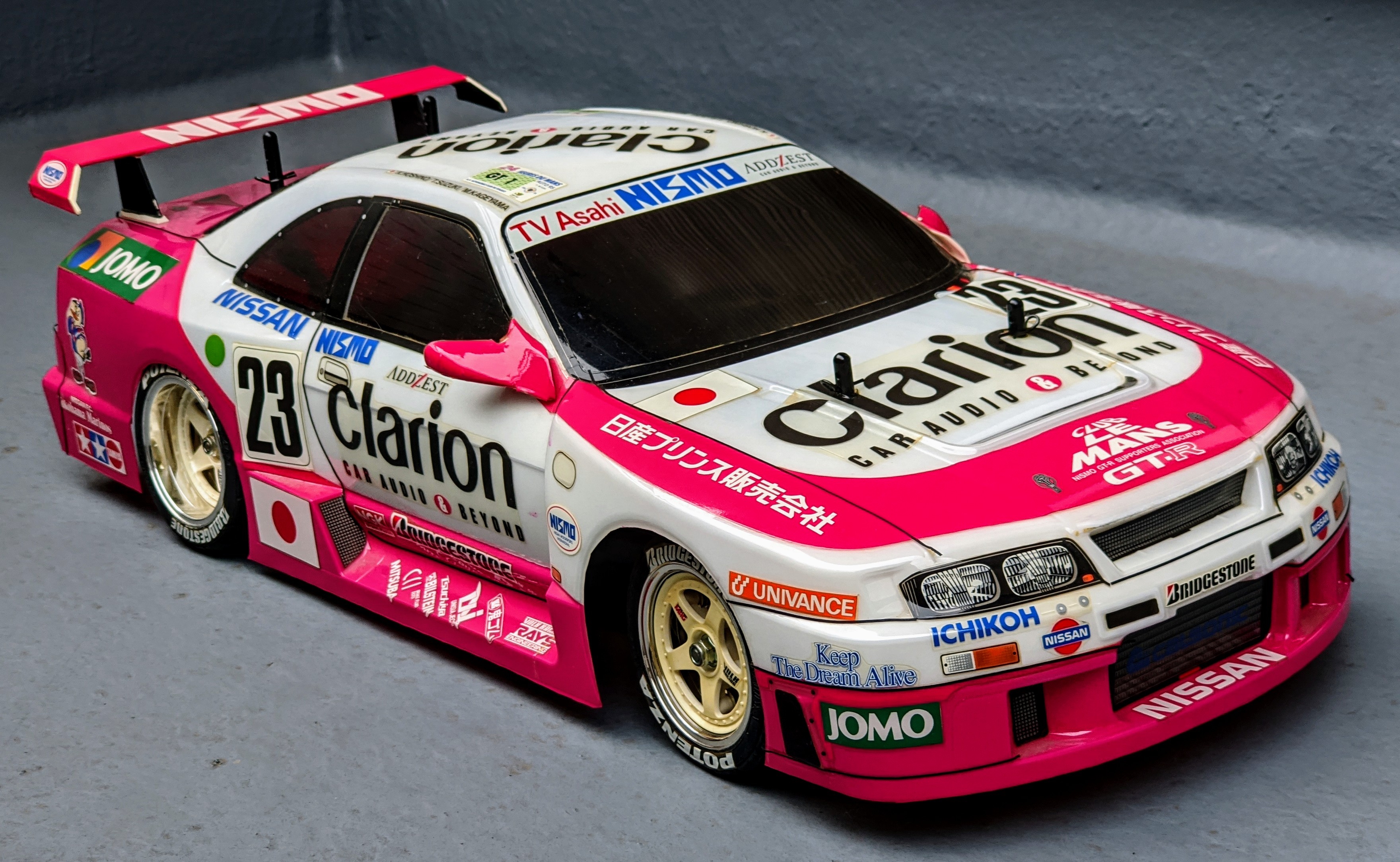 TAMIYA 1/10 RC Nismo Clarion GT-R LM 95 Le Mans contender | t@kedy