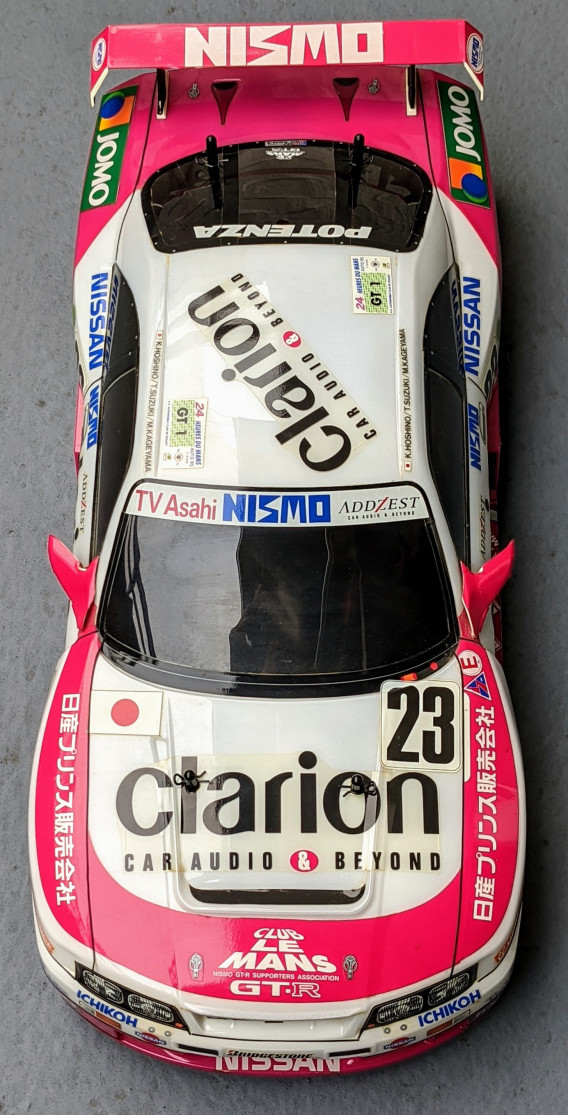 タミヤ☆NISMO 溶かせる Clarion／ニスモ・クラリオンGT-RLM 1/10