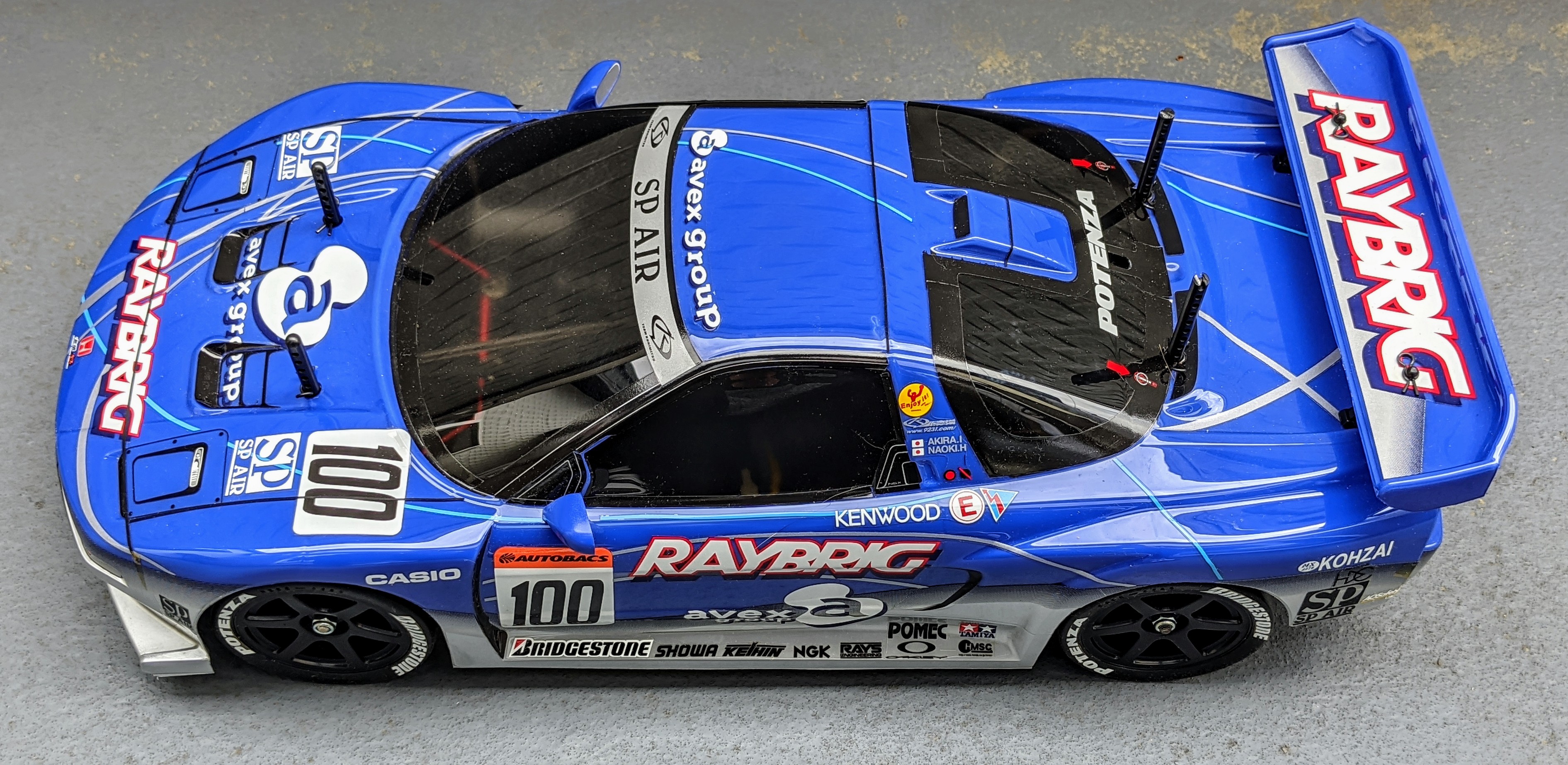 Tamiya RAYBRIG NSX 2000 ラジコンカー RAYBRIG NSX CONCEPT-GT (TT-02シャーシ) (ラジコン) - ホビー