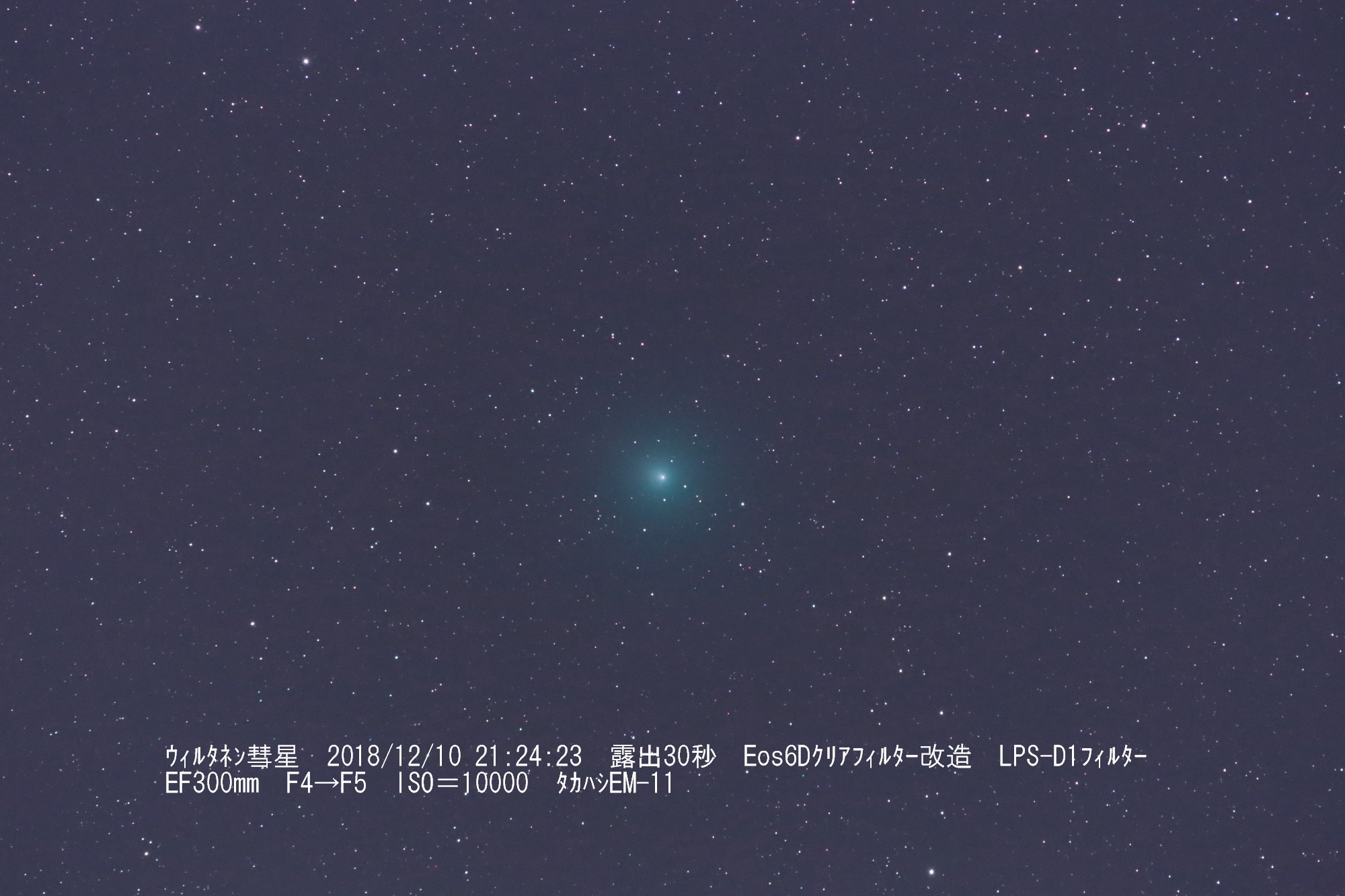 ウィルタネン彗星 46p よなご星の会 星星 Hoshi Boshi