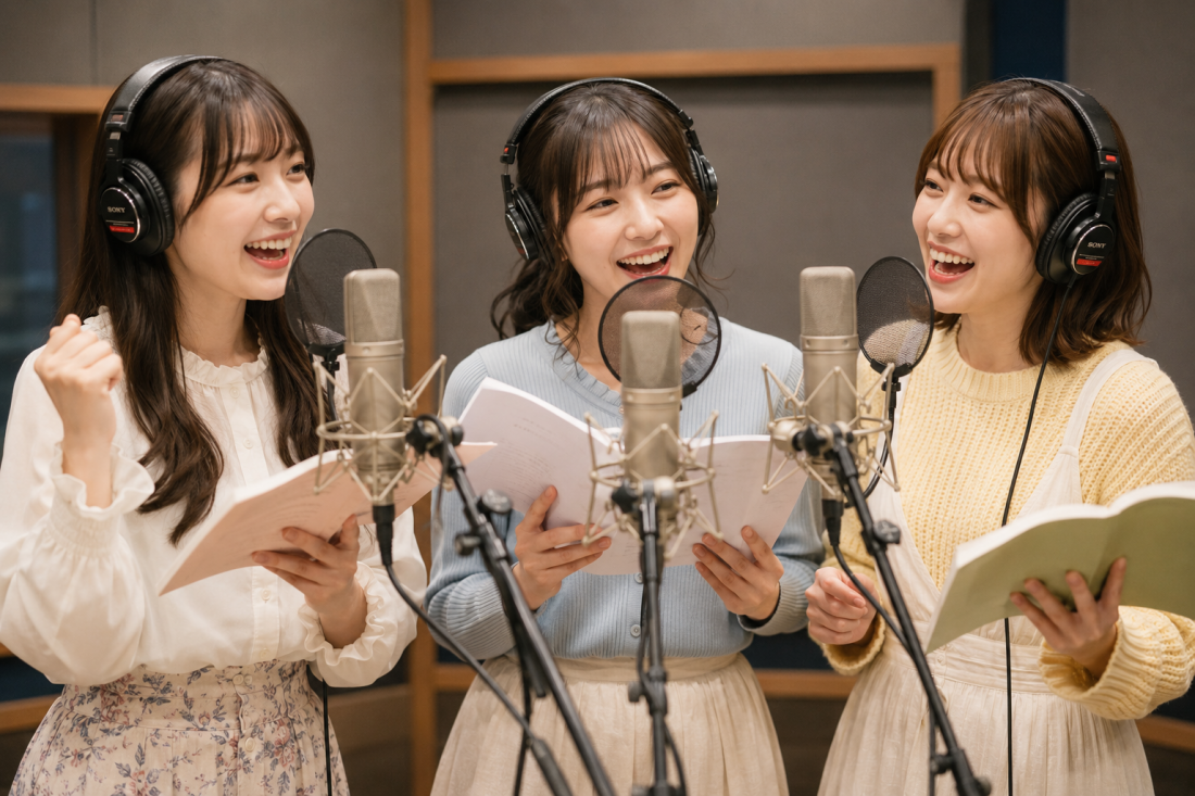 在宅で活躍する声優