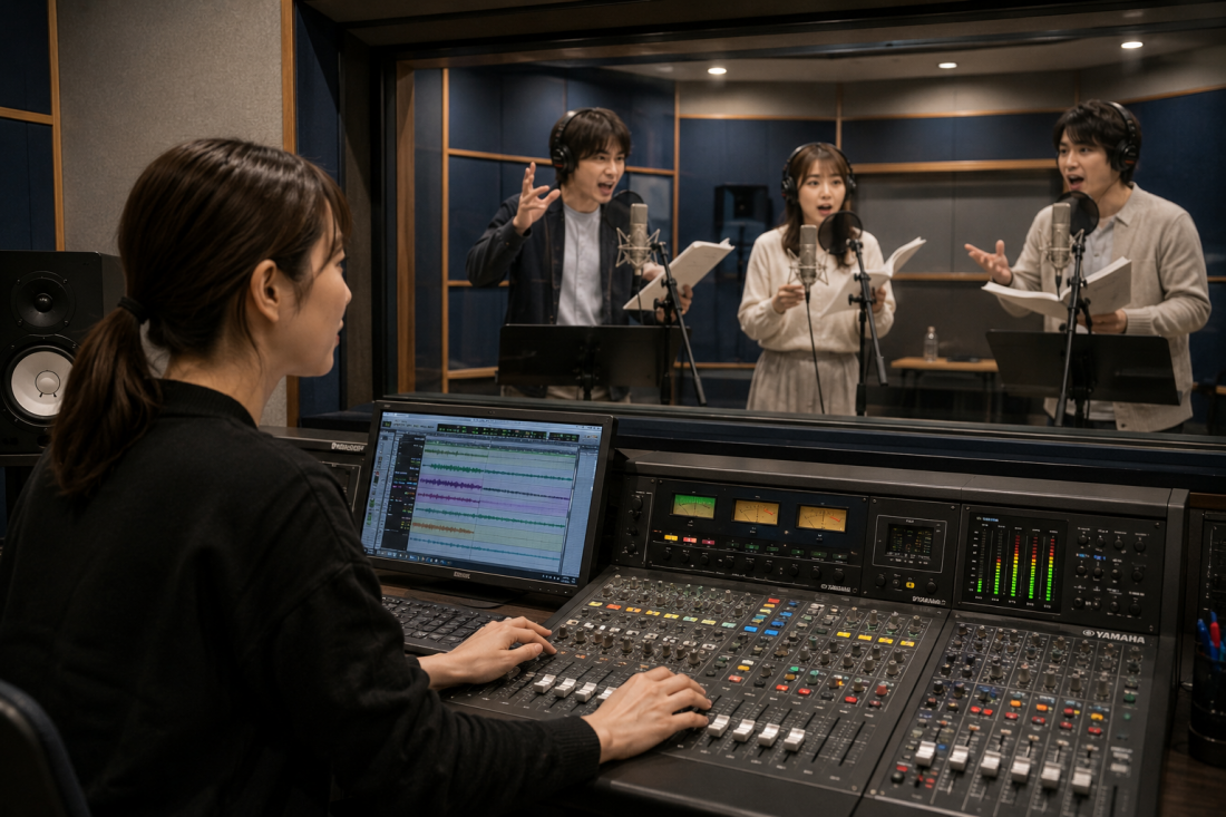 音声制作の現場