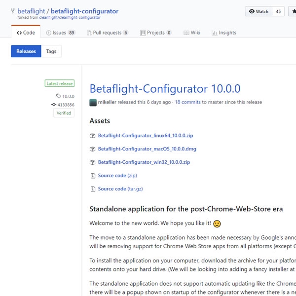 Betaflight configurator 10 0 0 