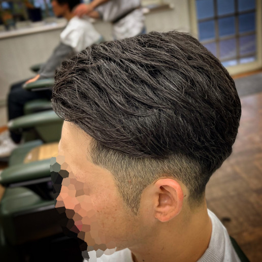 くせ毛とツーブロック Tashiro Mix Hair