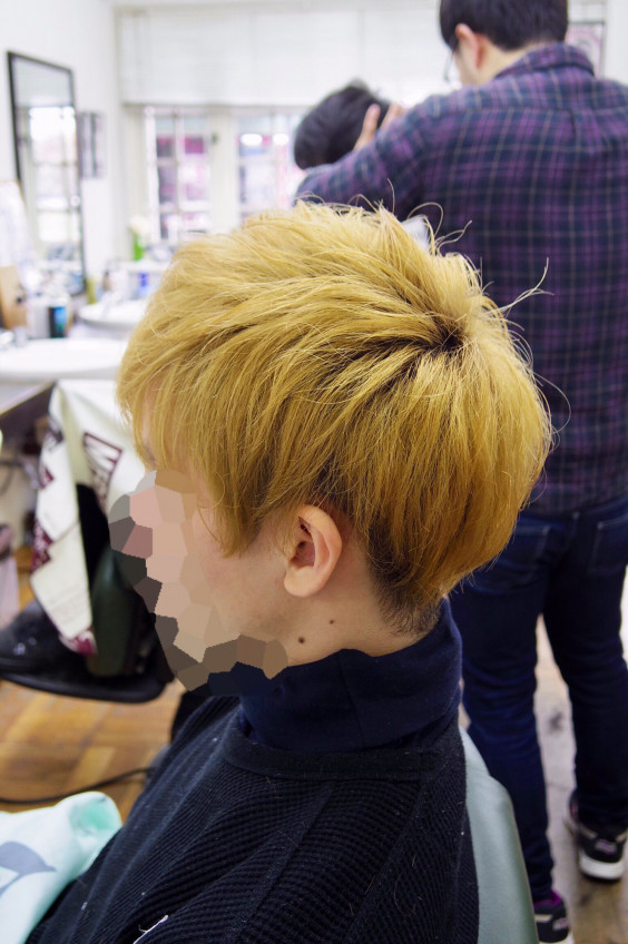 髪型 横からみるヘアスタイルのシルエット メンズカットメンズヘア Tashiro Mix Hair