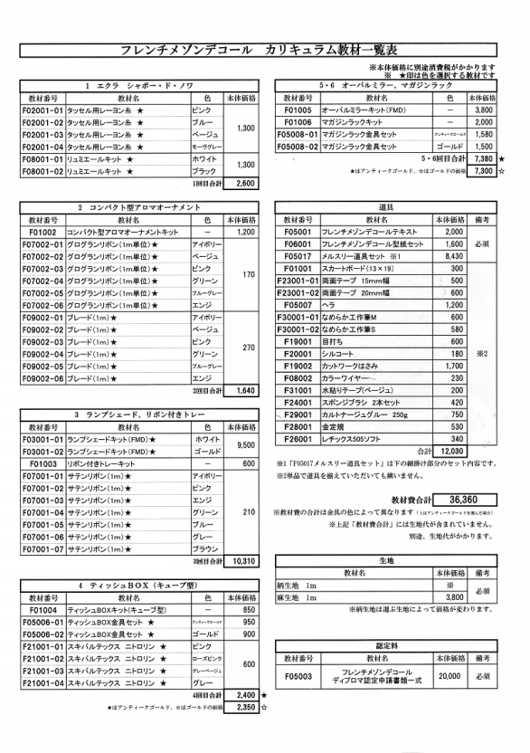 フレンチメゾンデコール アトリエべにいろ