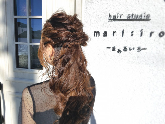 ヘアアレンジのお客様 Hair Studio M A R L I R O まぁるいろ