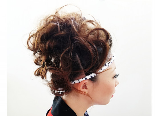 お祭りヘアアレンジ Hair Studio M A R L I R O まぁるいろ お祭りヘアアレンジ Hair Studio M A R L I R O まぁるいろ