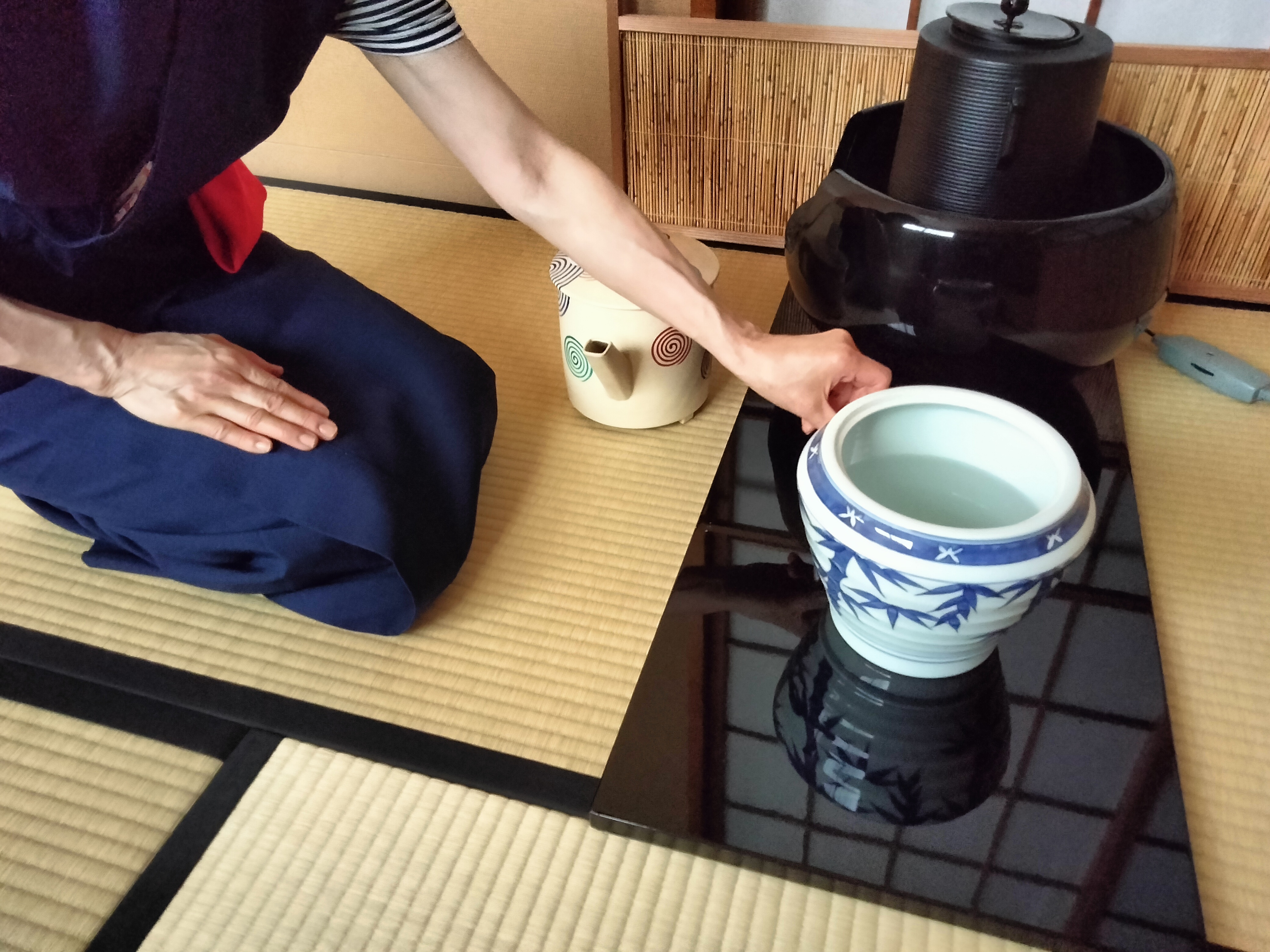 6月の稽古 長板二つ置 濃茶点前・薄茶点前 | 裏千家 佐藤宗真茶道教室
