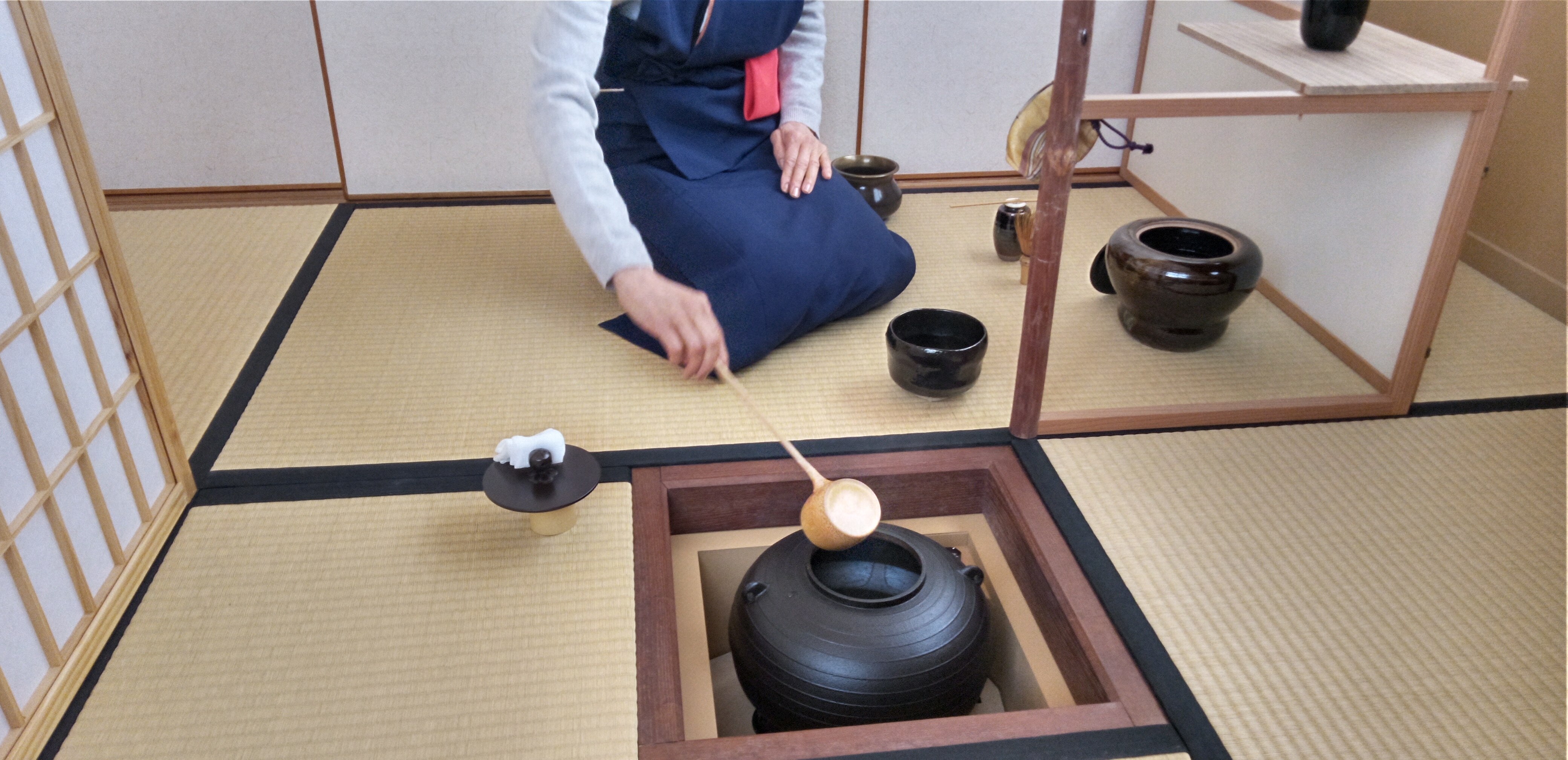 1月の稽古 台目棚 濃茶点前・薄茶点前 | 裏千家 佐藤宗真茶道教室