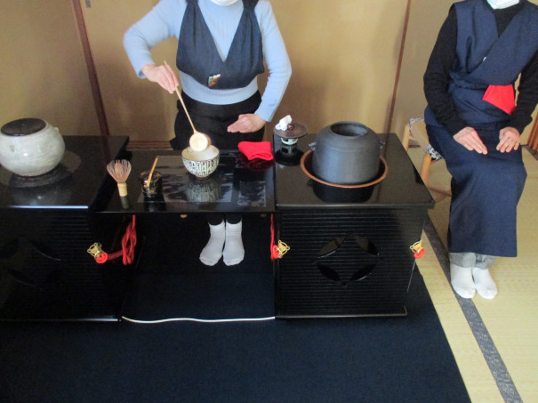 12月の稽古 盆点・御園棚・茶事稽古 | 裏千家 佐藤宗真茶道教室