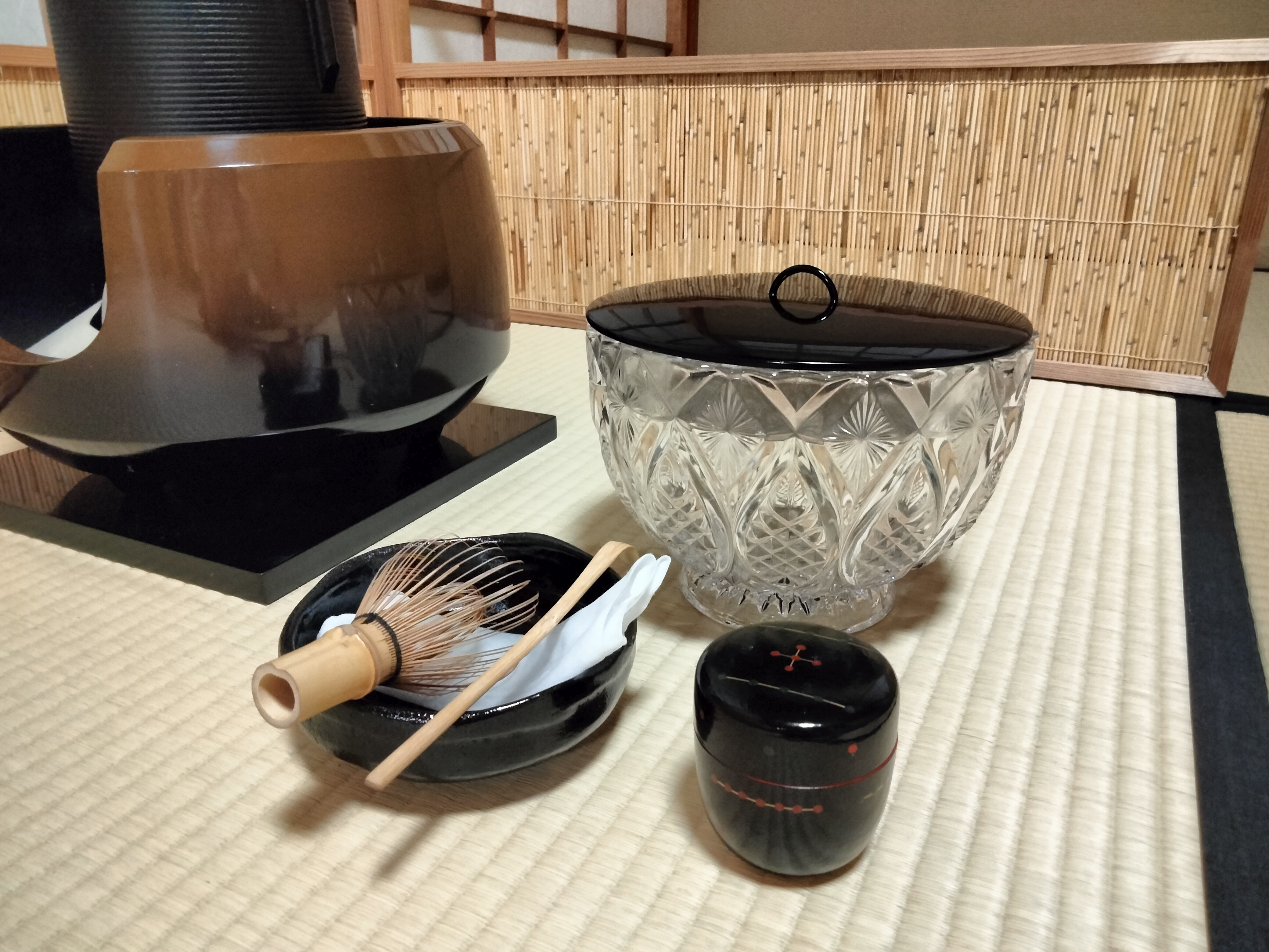 7月の稽古 台天目・洗い茶巾 | 裏千家 佐藤宗真茶道教室