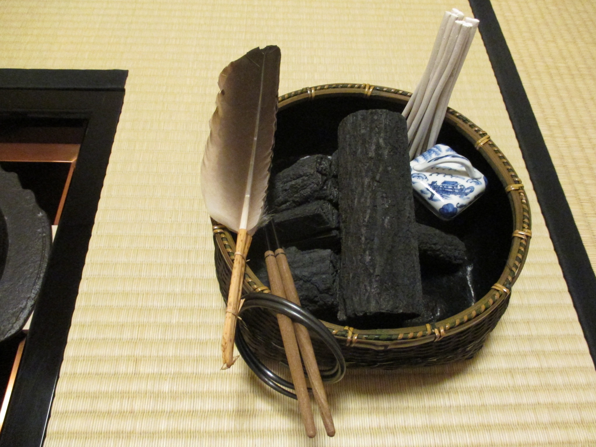 4月の稽古 初炭手前（透木の扱い）・台天目 裏千家 佐藤宗真茶道教室