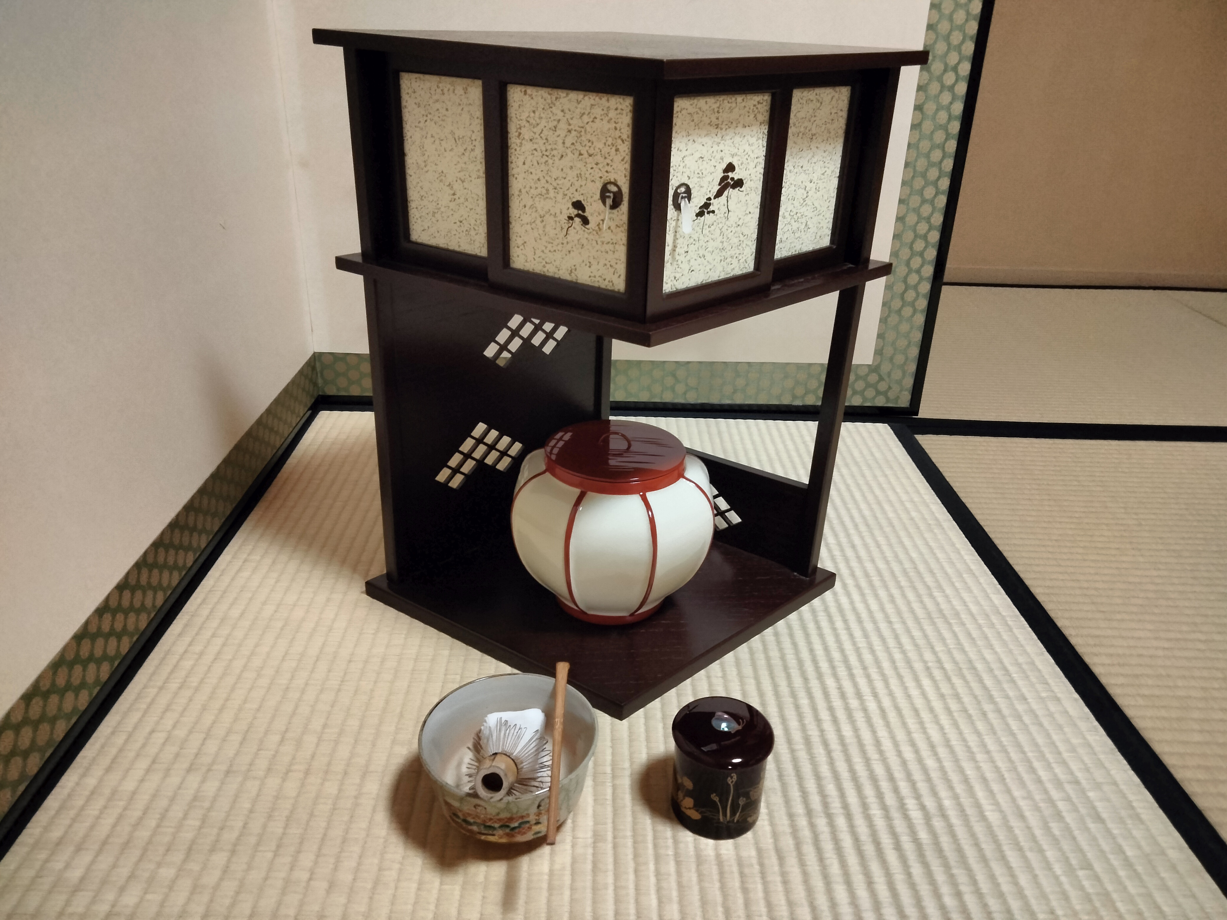 3月の稽古 徒然棚 濃茶点前・薄茶点前 | 裏千家 佐藤宗真茶道教室