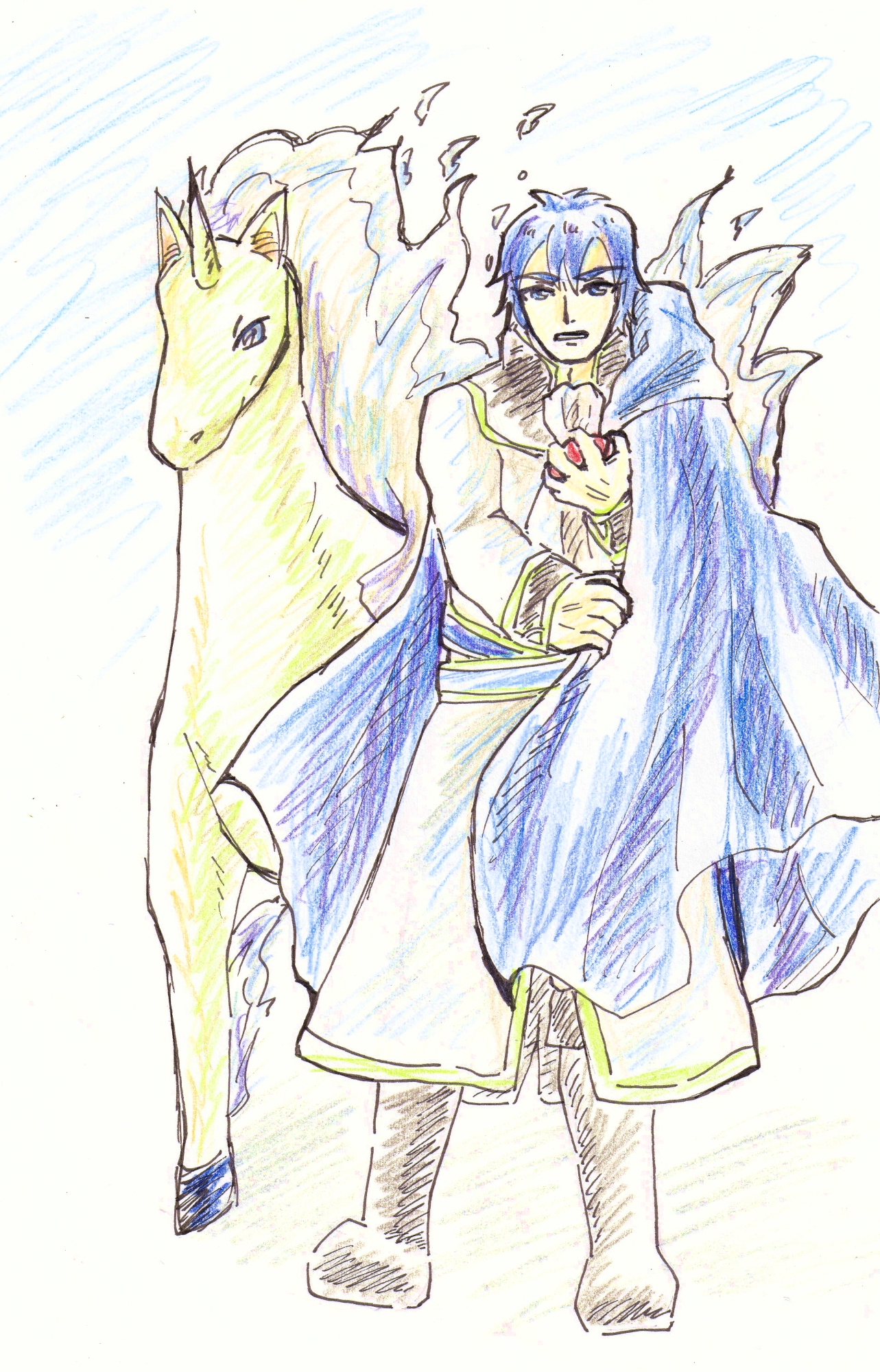 シグルドさんとギャロップ とり小屋