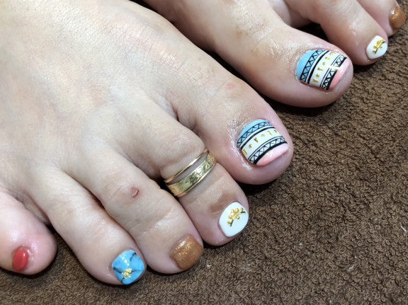 夏ネイルデザイン ページ2 京橋美容室 ネイルサロン Stella Nail ネイリスト宮田