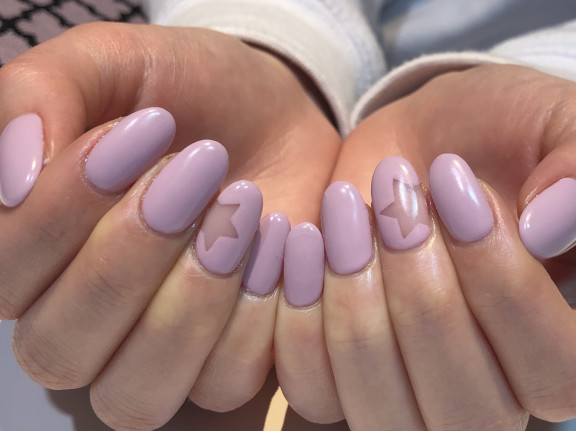 くり抜きネイル 京橋美容室 ネイルサロン Stella Nail ネイリスト宮田