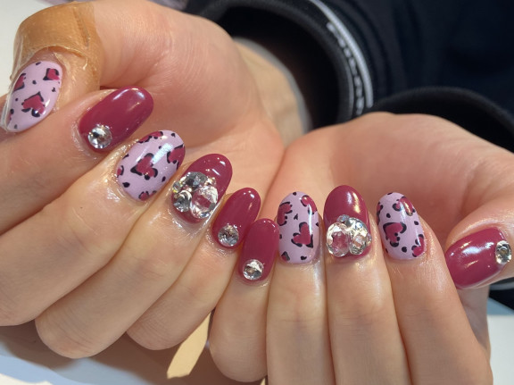 レオパードネイル ページ1 京橋美容室 ネイルサロン Stella Nail ネイリスト宮田