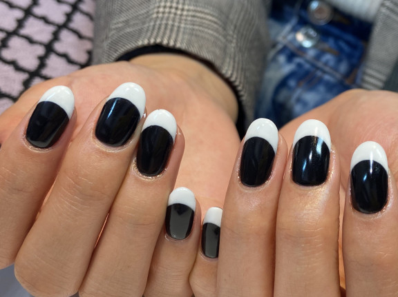 ブラックネイル 京橋美容室 ネイルサロン Stella Nail ネイリスト宮田