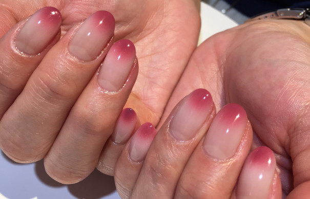 パラジェルで冬の押し花ネイル 京橋美容室 ネイルサロン Stella Nail ネイリスト宮田