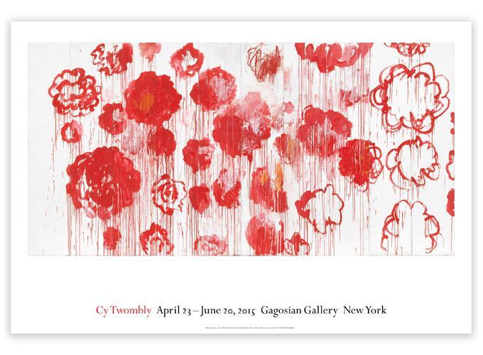 新品特注額装済み CY TWOMBLY サイ・トゥオンブリーポスター②-