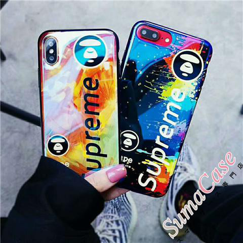 シュプリーム ブランド アイフォン6s プラスケース 鏡面デザイン Iphone6sケース 耐衝撃 アイフォン6カバー 男女通用 Ranrei S Ownd