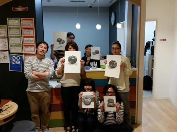 発達障害の子供絵画教室 千葉教室 デッサン Yuno Art Therapy Class