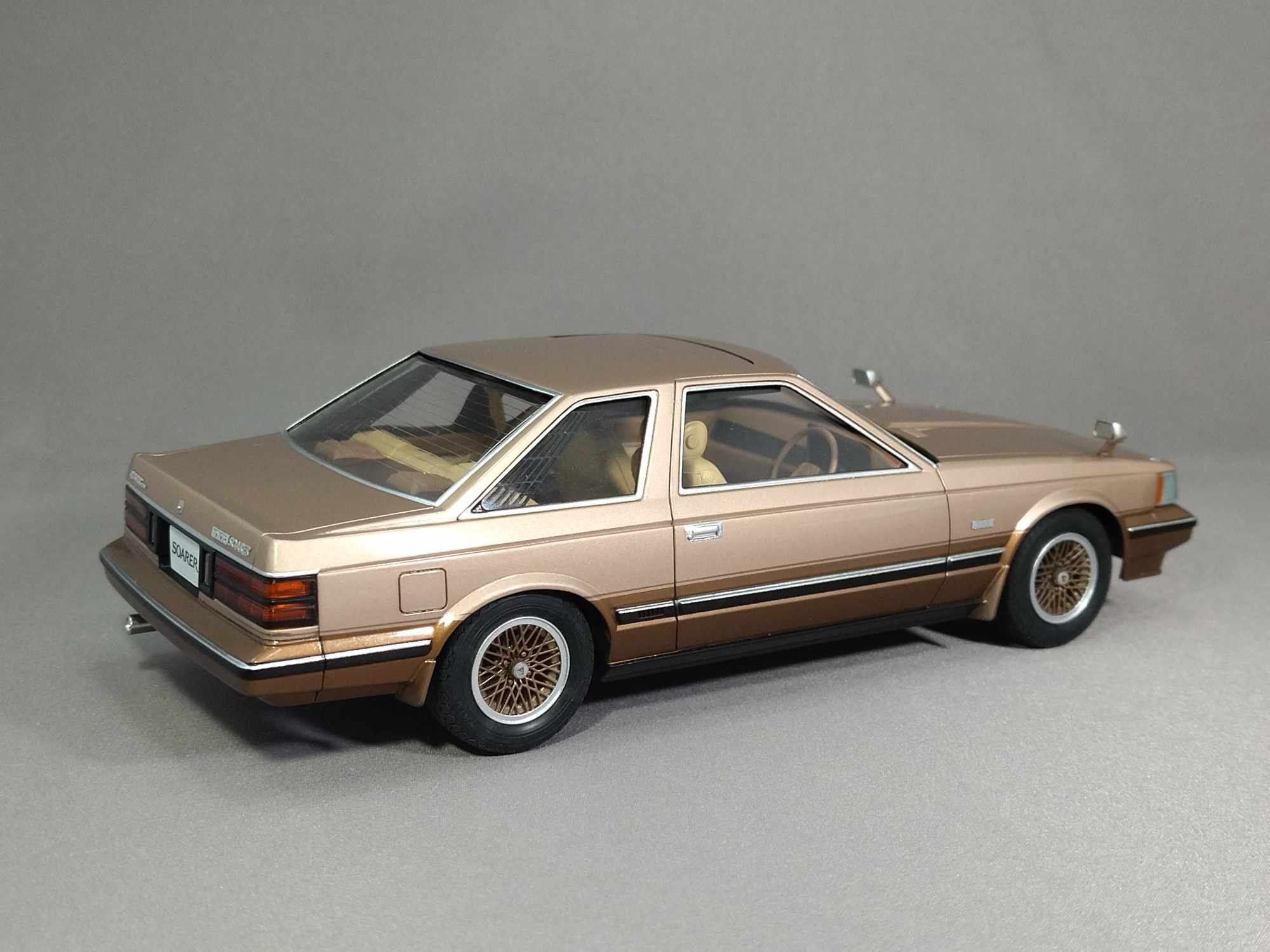 lownslow_scaleauto__ さんの作品 #mz10ソアラ #ソアラ #福岡仕様 #フジツボ #シャコタン #街道レーサー #ロングノーズ  #福岡カラー #引っ張りタイヤ #ファルケンカラー #ライトマスク #ロールバー #スモークテール #鏡面仕上げ #ノンスリ #プラモデル車  #物の価値を生む 