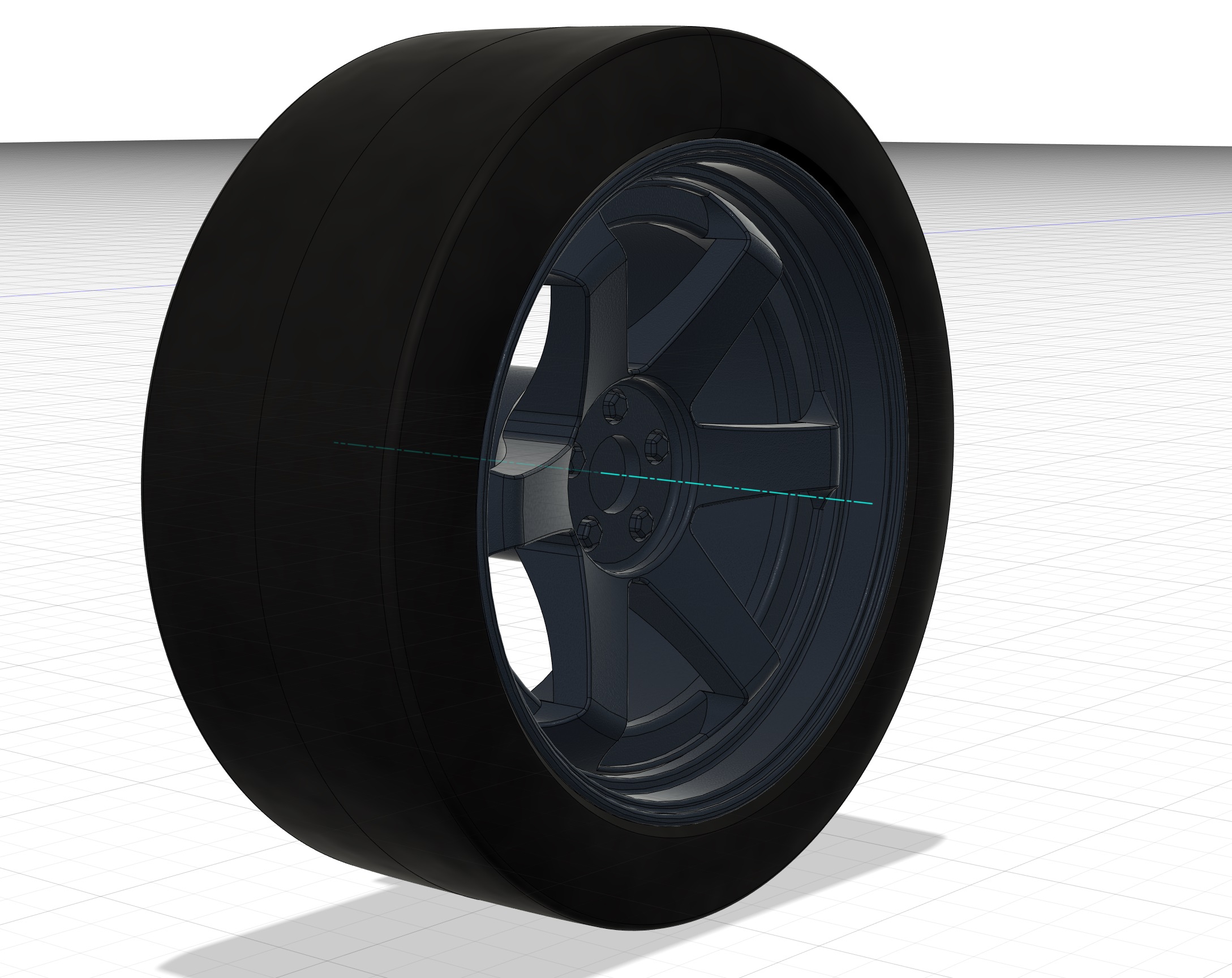 WH08 1/32スケール R35用タイヤホイールセット | PLUSALFA