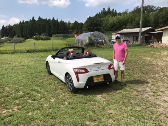 働き者のhonda2シーターオープンカー 第二豊楽園