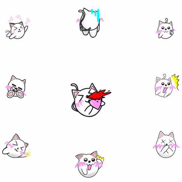 Line 絵文字 ねこ Nayotake Line スタンプ通信 Tokyo 公式 Official